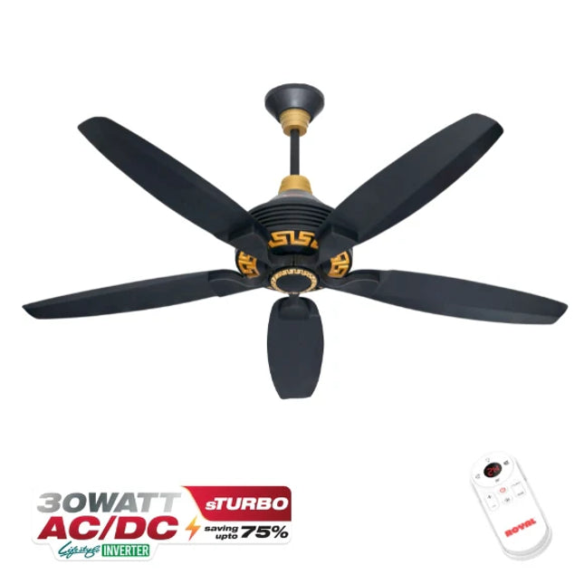 Royal Fans MONARCH model 5-Blade AC/DC Ceiling Fan - Price in Pakistan