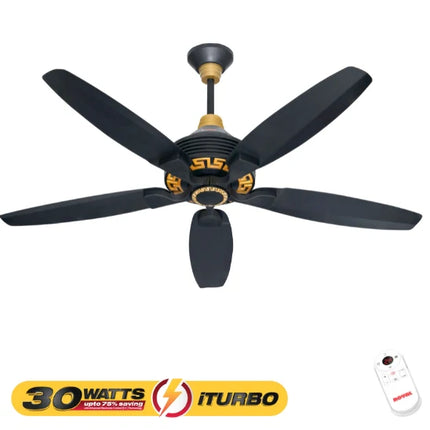 Royal Fans MONARCH 5-Blade 30 Watt Inverter Ceiling Fan - Price in Pakistan